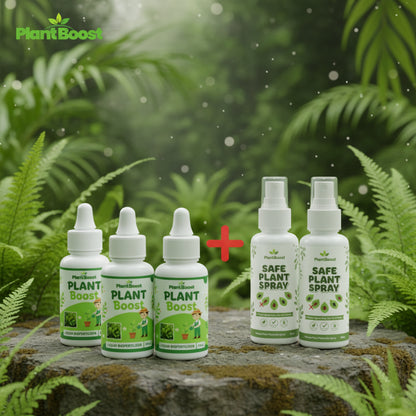 Natural Plant Care Combo - Plant Boost with Safe Plant Sprays