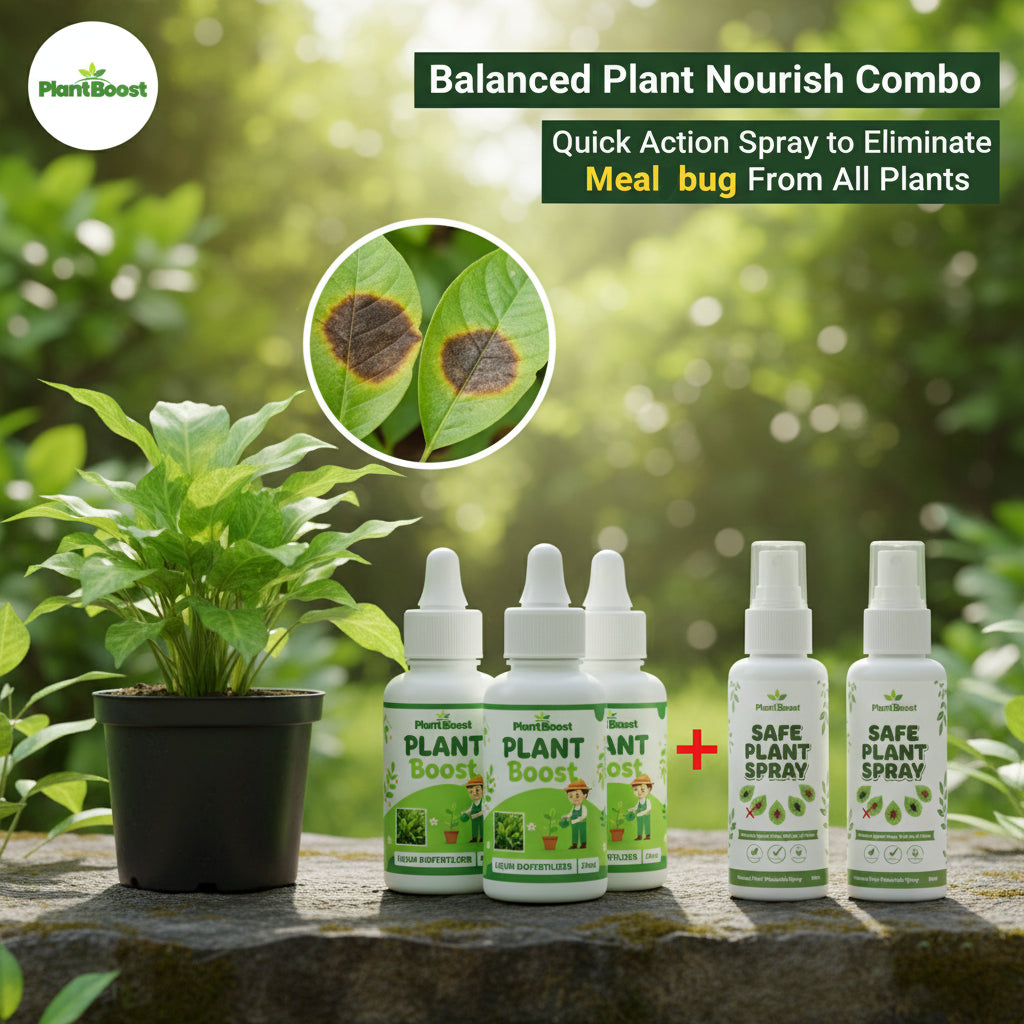 Natural Plant Care Combo - Plant Boost with Safe Plant Sprays